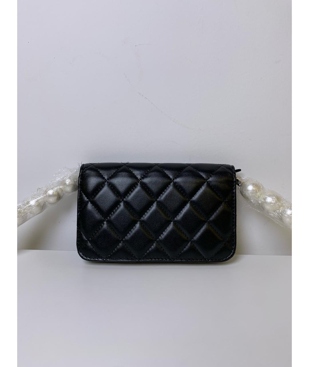 CHANEL Черная кожаная поясная сумка, фото 2