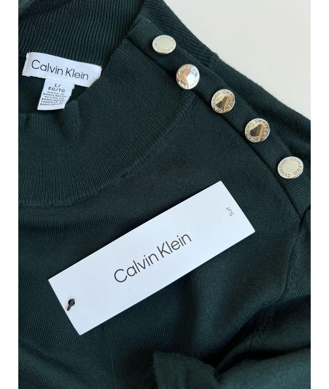 CALVIN KLEIN Зеленая водолазка, фото 3
