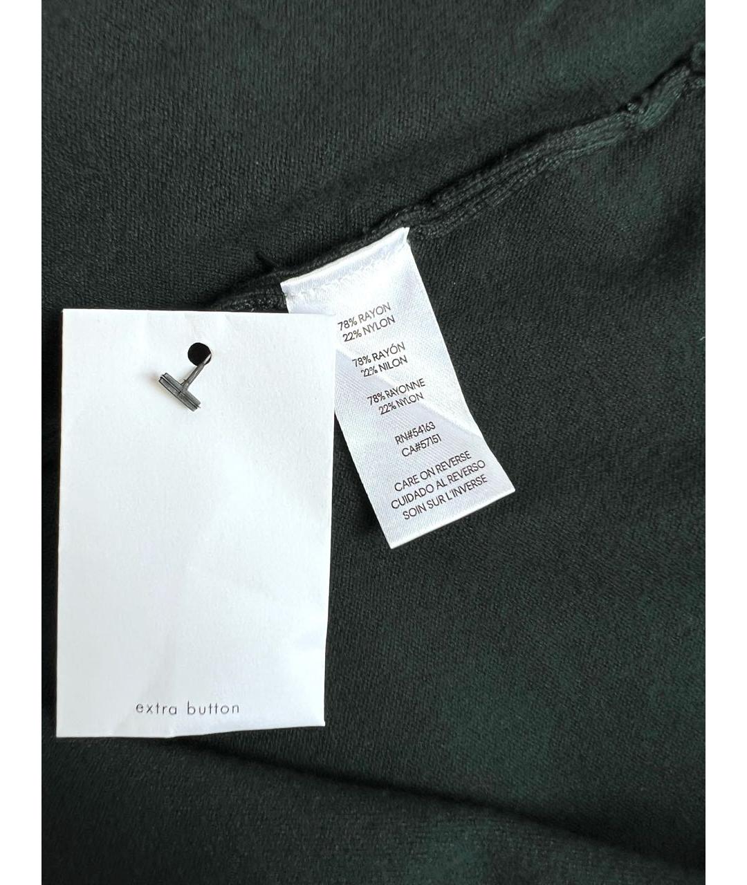 CALVIN KLEIN Зеленая водолазка, фото 4
