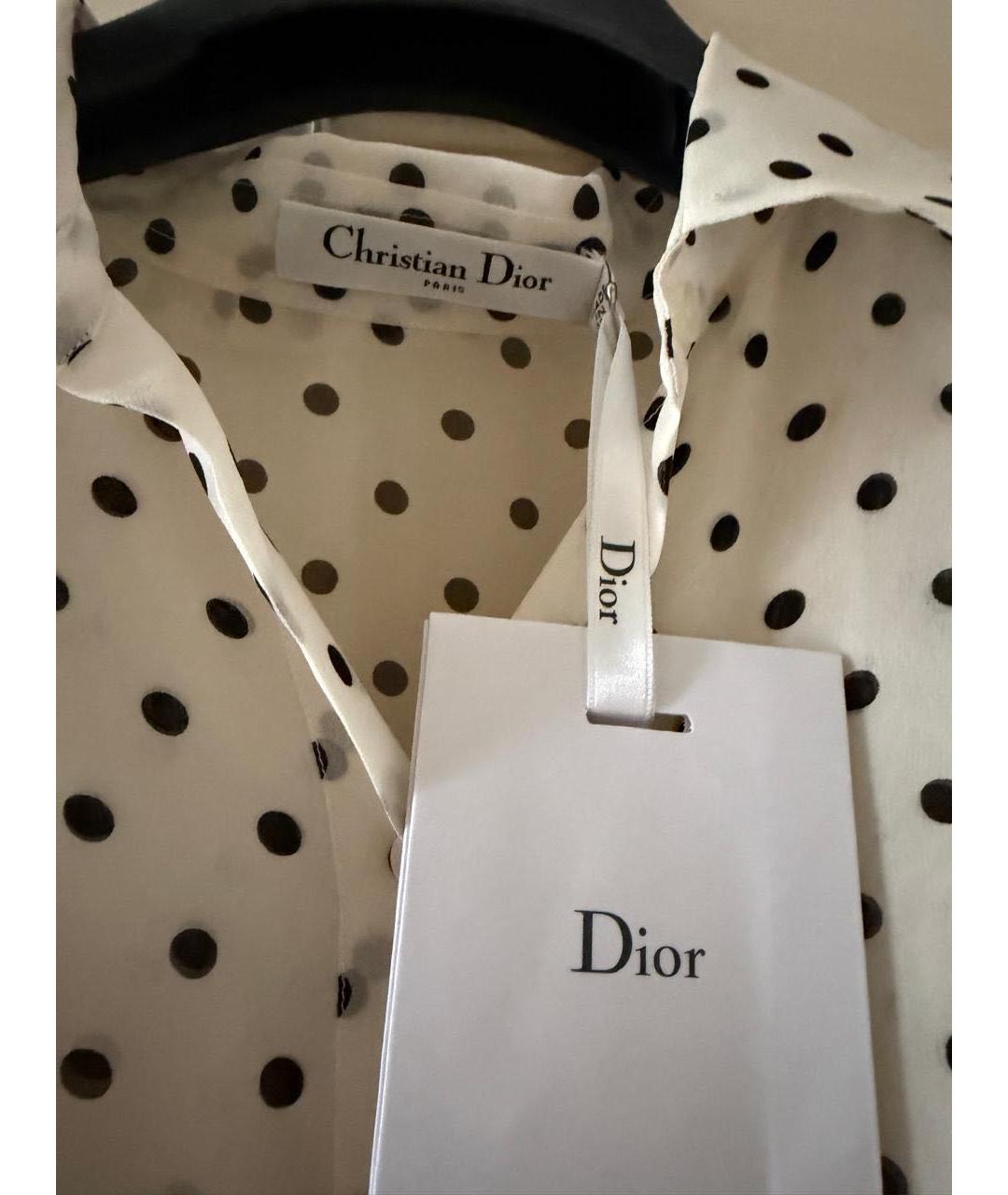 CHRISTIAN DIOR Шелковая рубашка, фото 5
