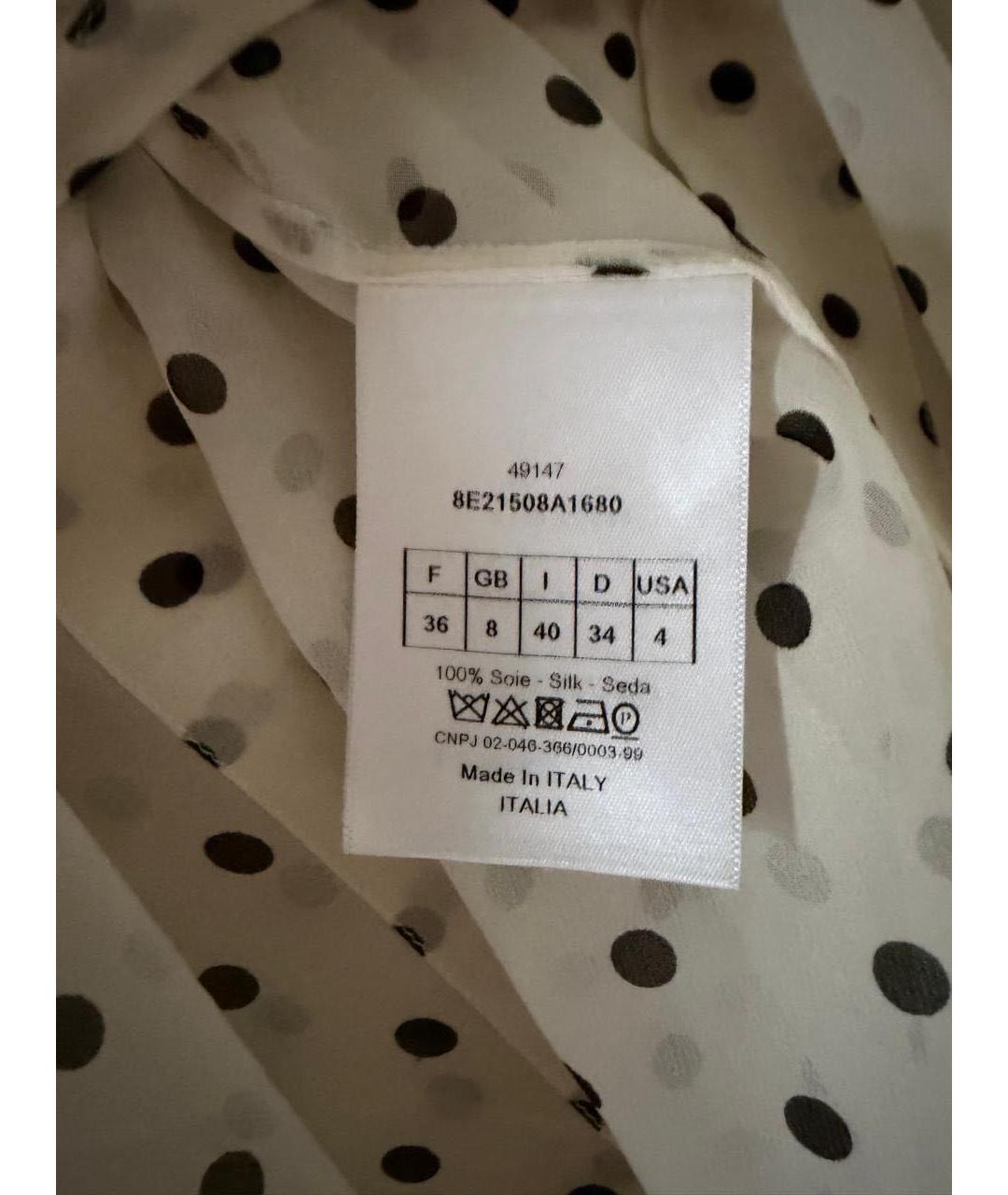 CHRISTIAN DIOR Шелковая рубашка, фото 4