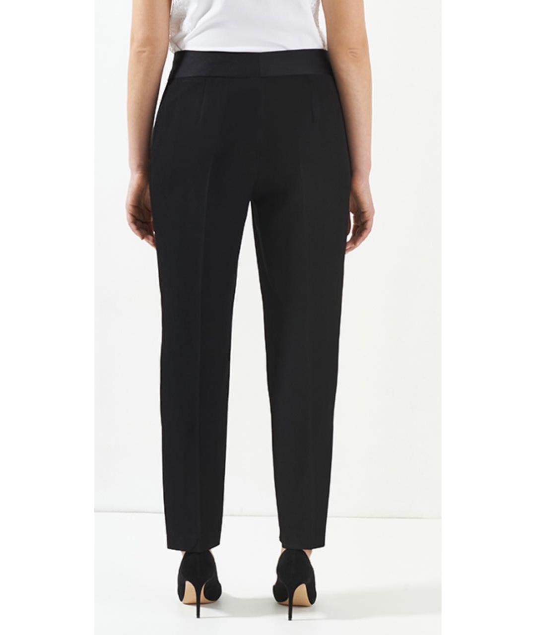 ERMANNO SCERVINO Черные вискозные брюки узкие, фото 4