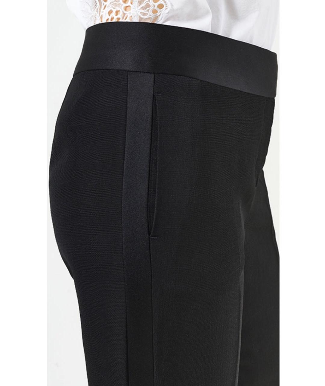 ERMANNO SCERVINO Черные вискозные брюки узкие, фото 5