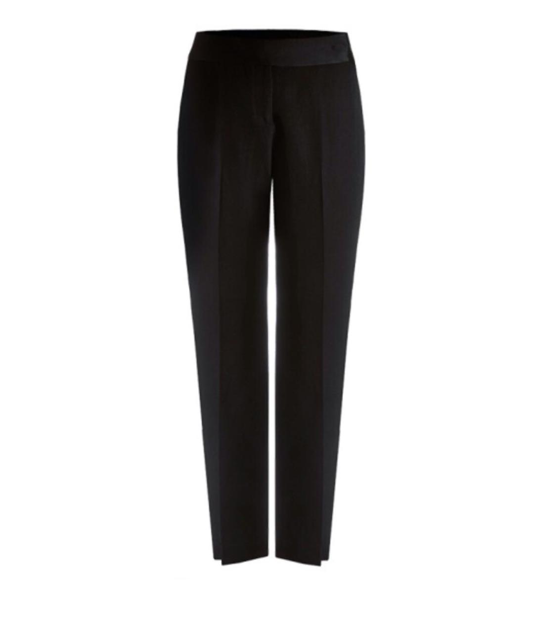 ERMANNO SCERVINO Черные вискозные брюки узкие, фото 1