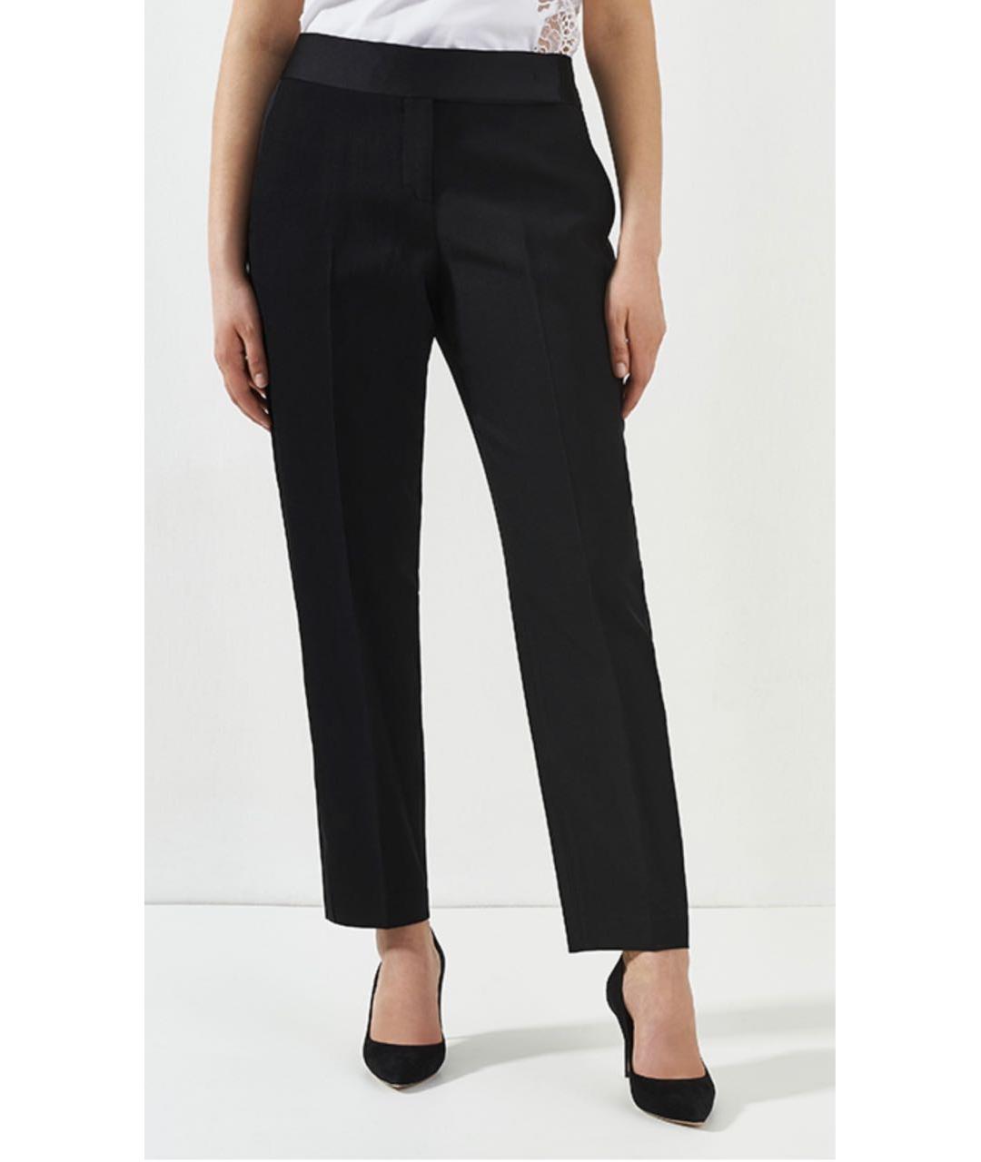 ERMANNO SCERVINO Черные вискозные брюки узкие, фото 3