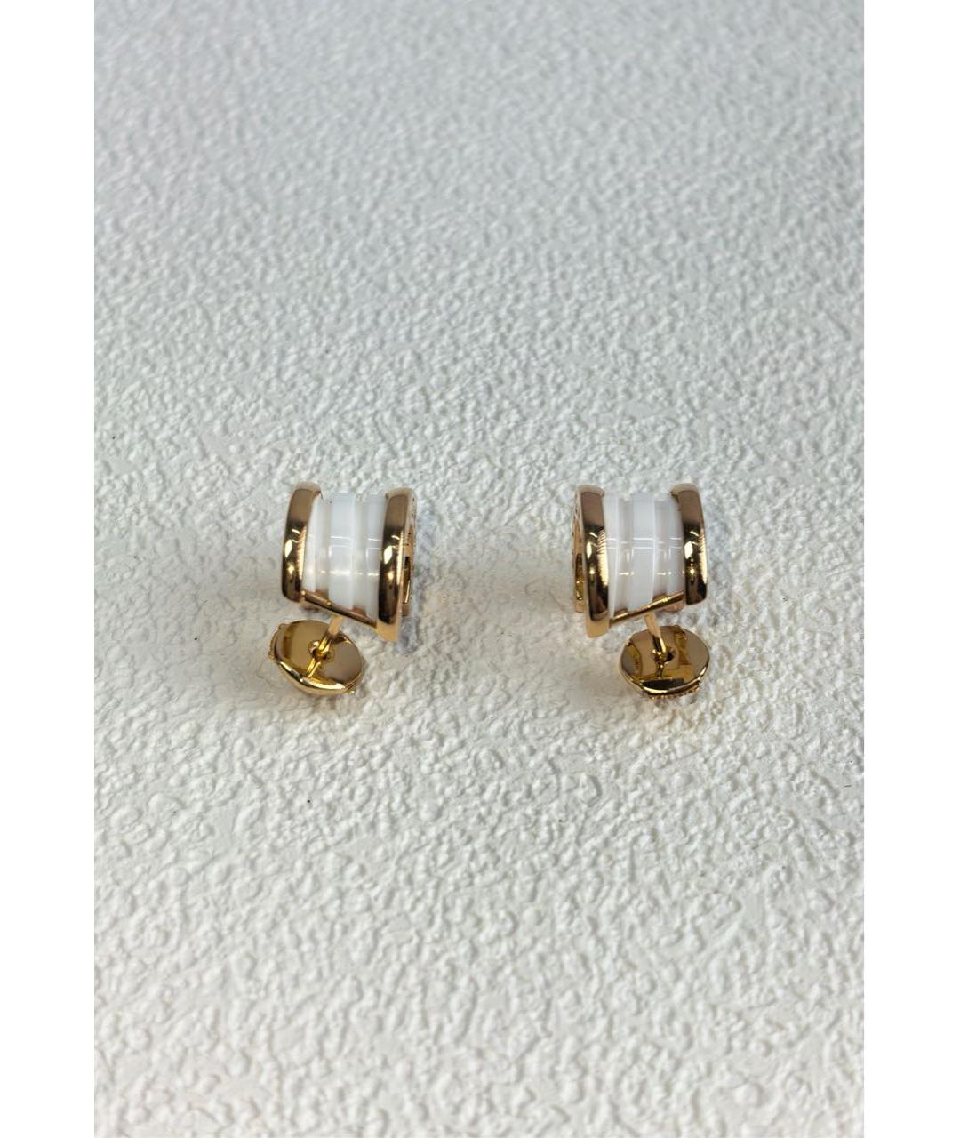 BVLGARI Золотые серьги из розового золота, фото 4