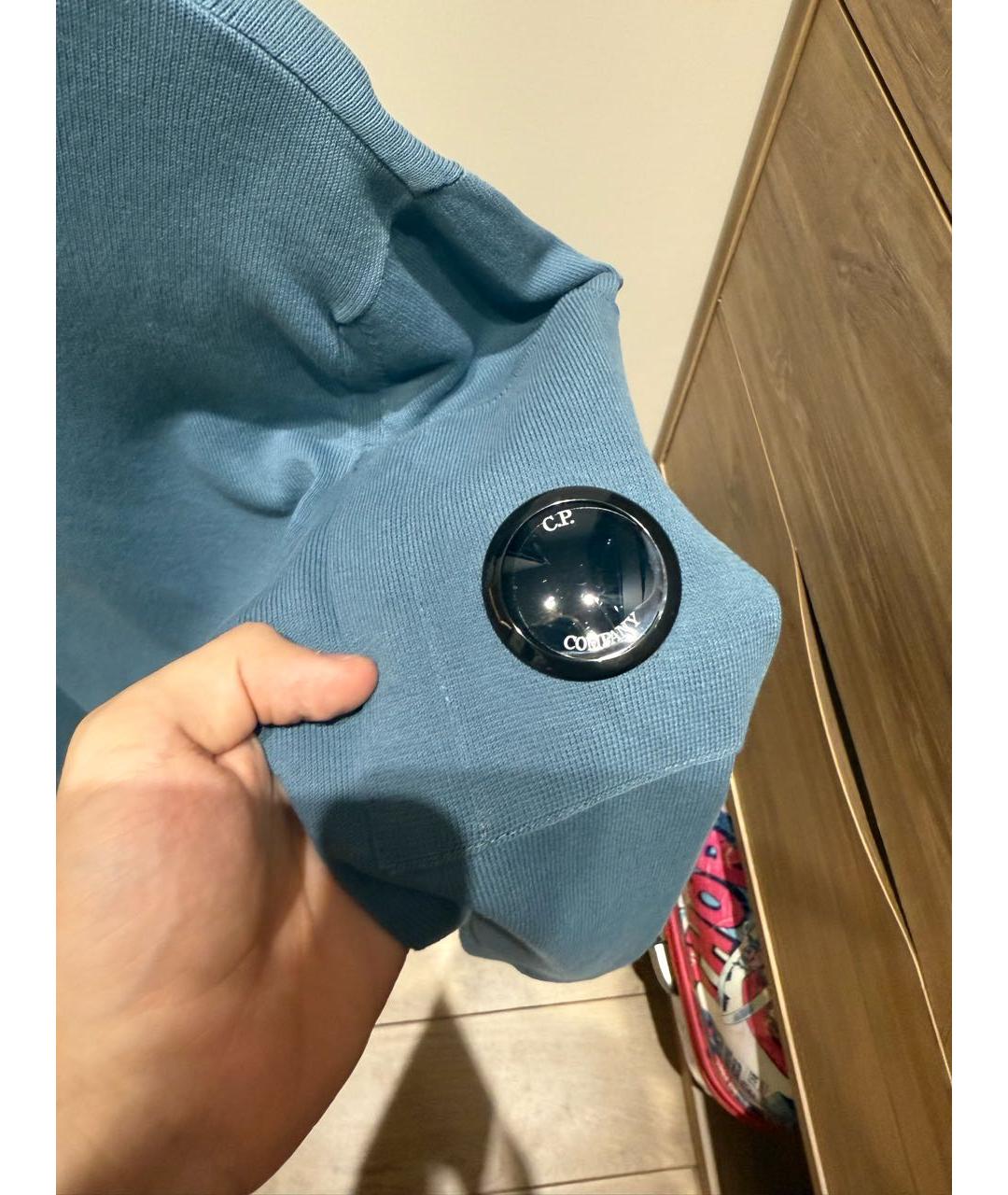 CP COMPANY Голубой хлопковый джемпер / свитер, фото 2