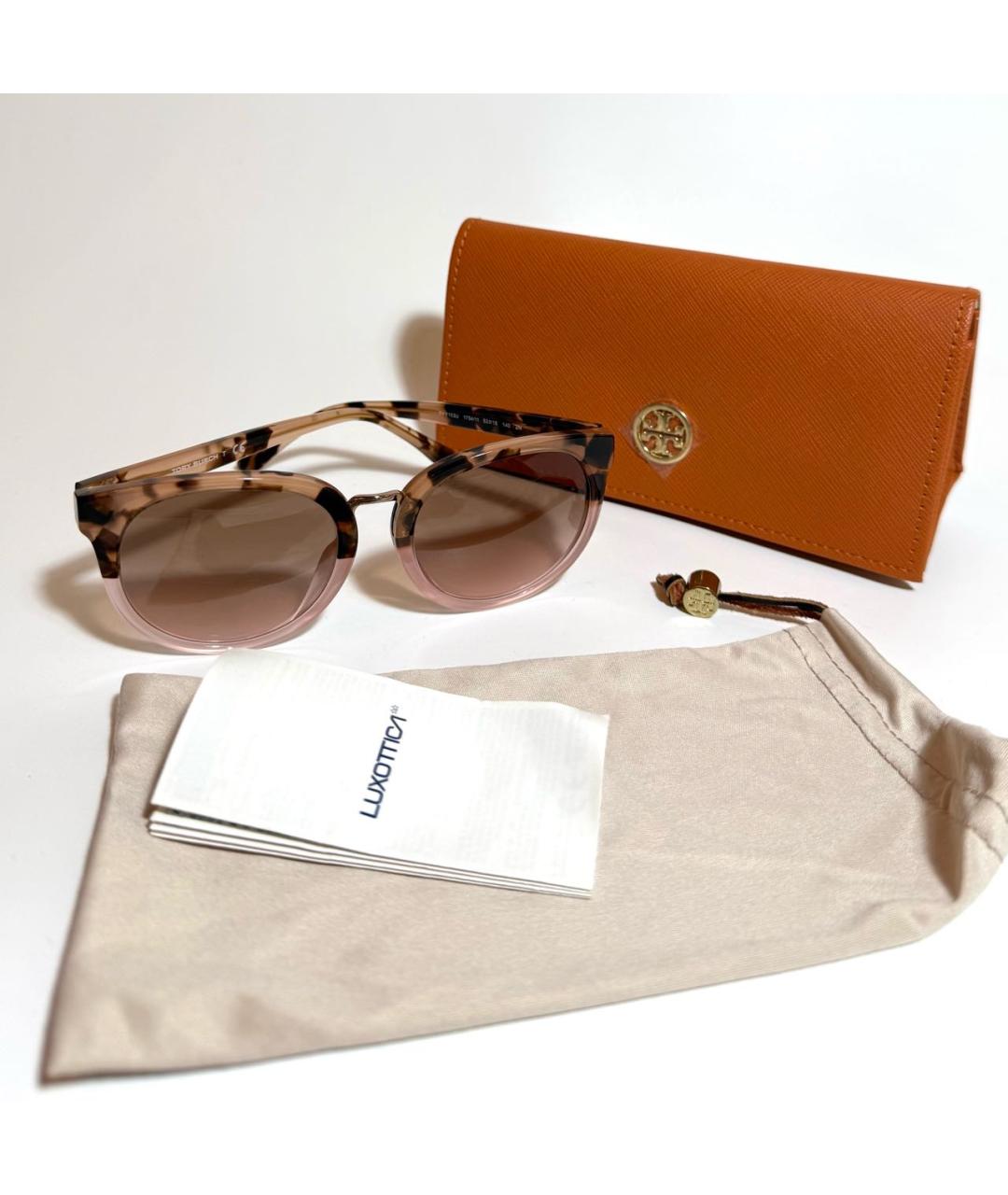 TORY BURCH Мульти пластиковые солнцезащитные очки, фото 5