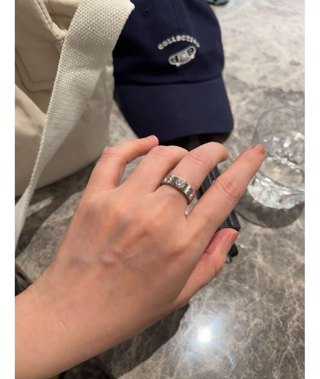 CARTIER Серебряное кольцо из белого золота, фото 4