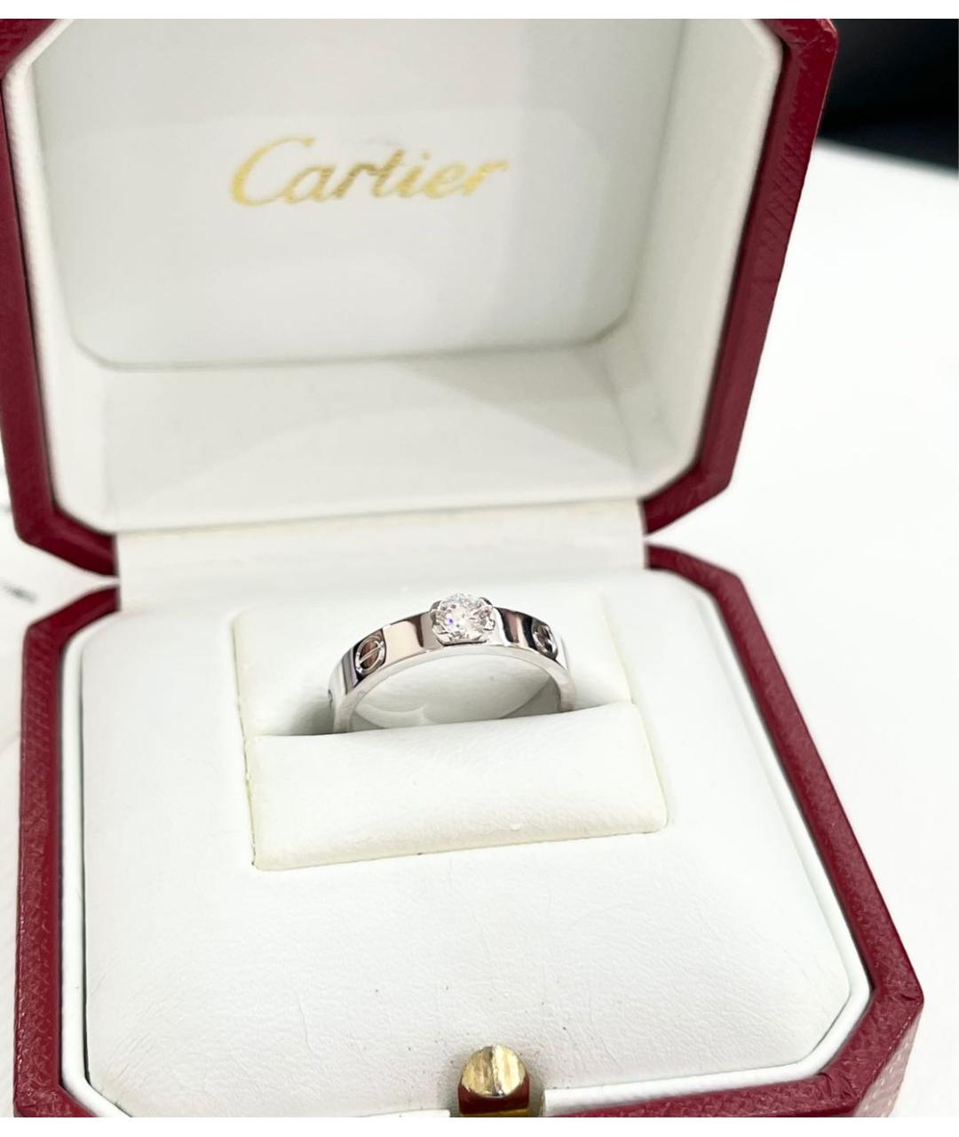 CARTIER Серебряное кольцо из белого золота, фото 2