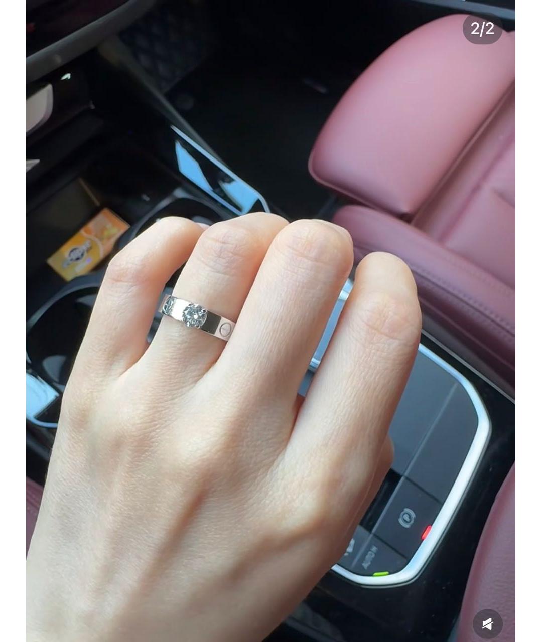 CARTIER Серебряное кольцо из белого золота, фото 3