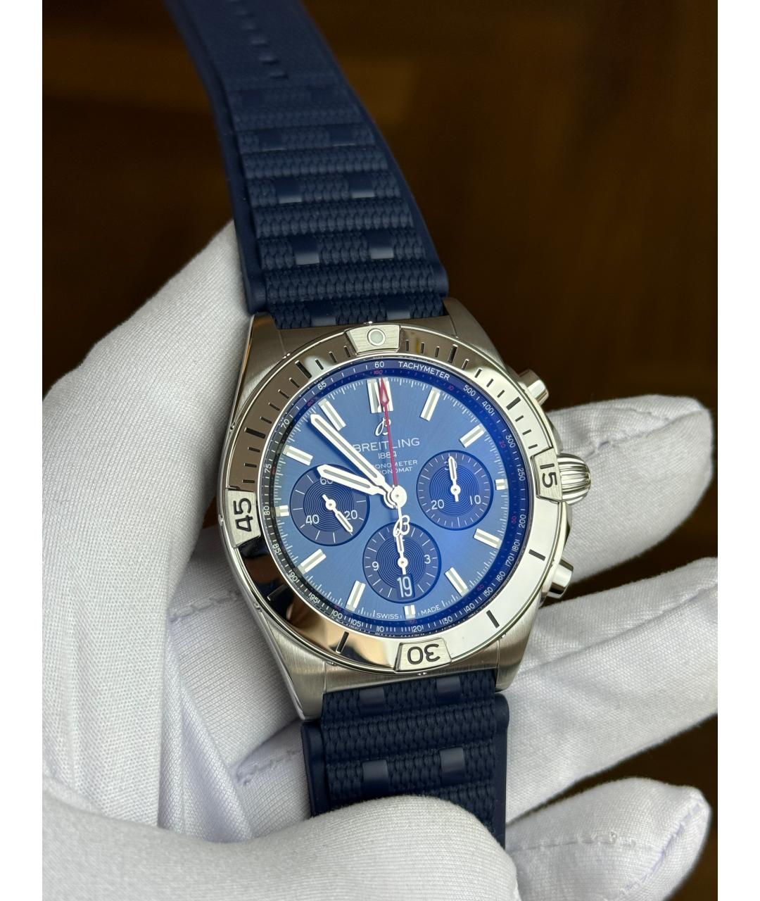 BREITLING Темно-синие часы, фото 3