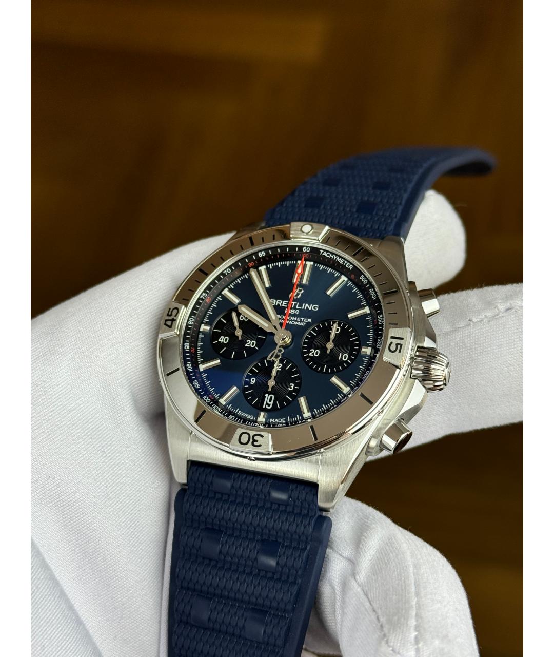 BREITLING Темно-синие часы, фото 6