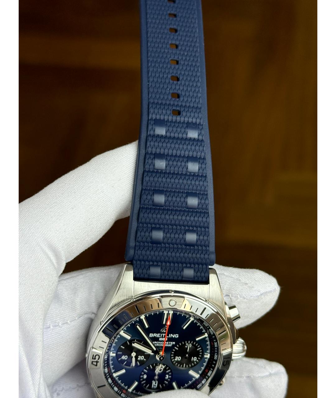 BREITLING Темно-синие часы, фото 7