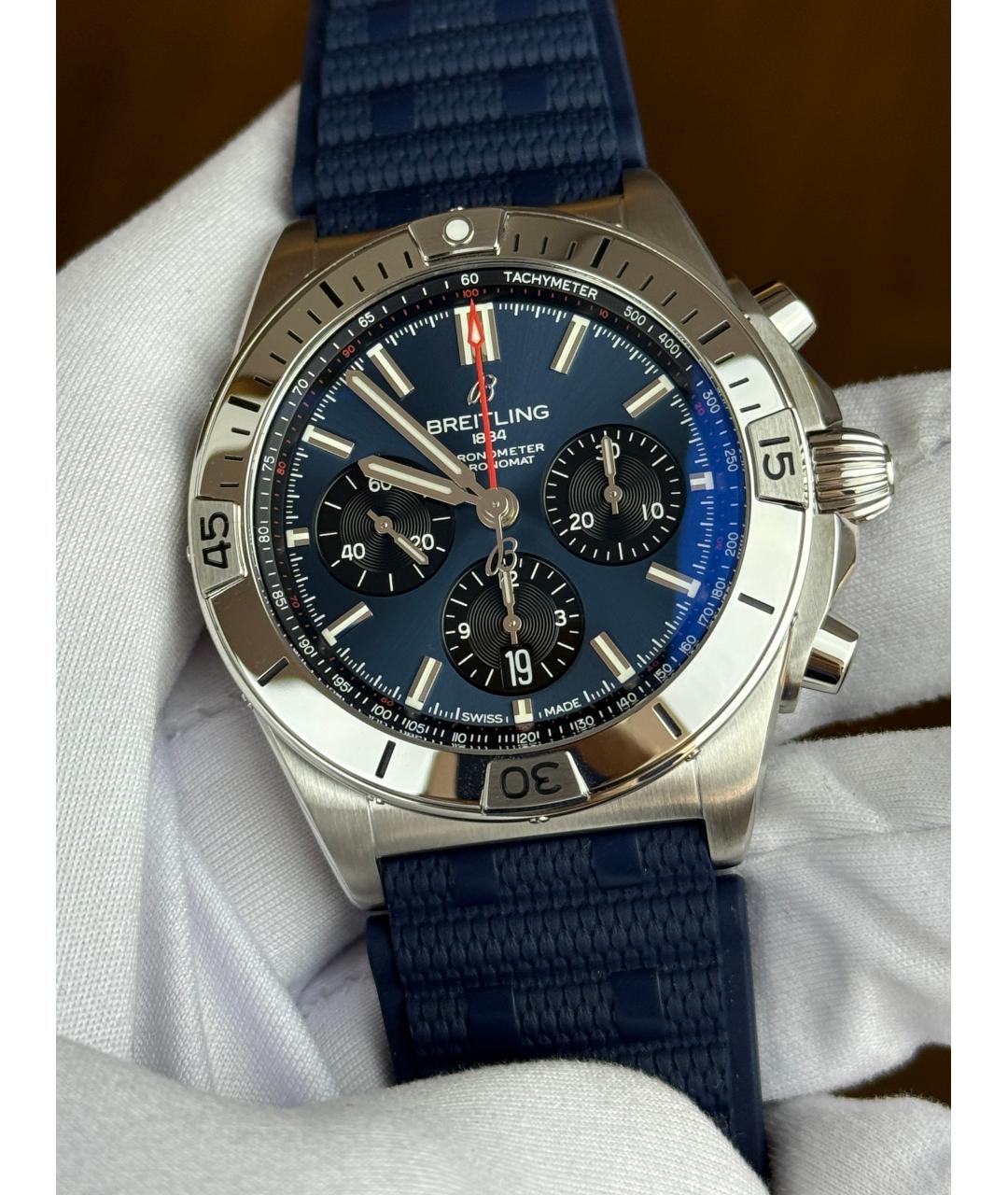 BREITLING Темно-синие часы, фото 2