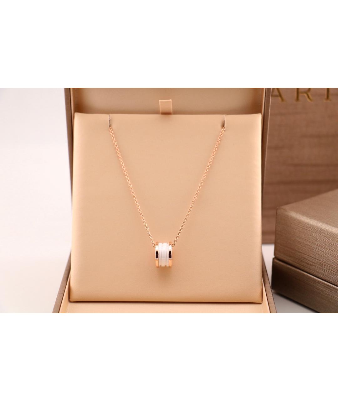 BVLGARI Золотое колье из розового золота, фото 2