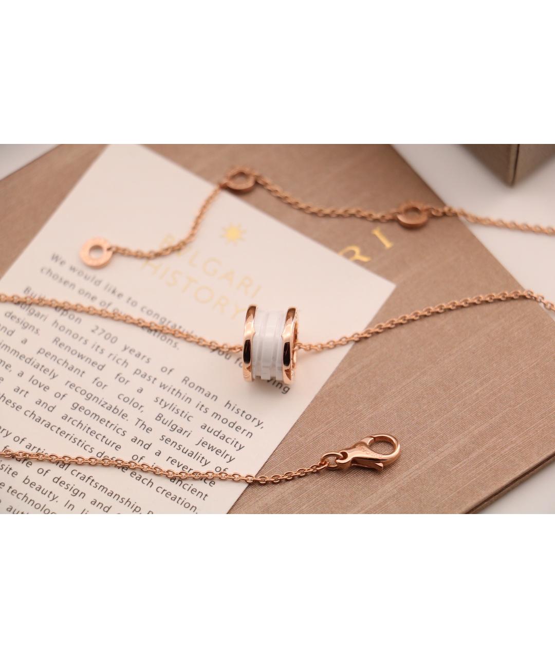BVLGARI Золотое колье из розового золота, фото 5