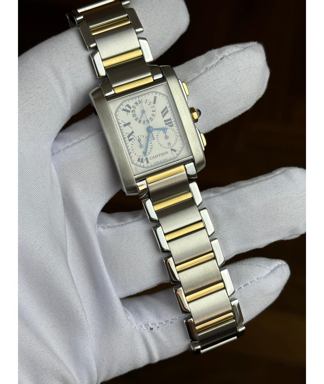 CARTIER Белые часы, фото 3