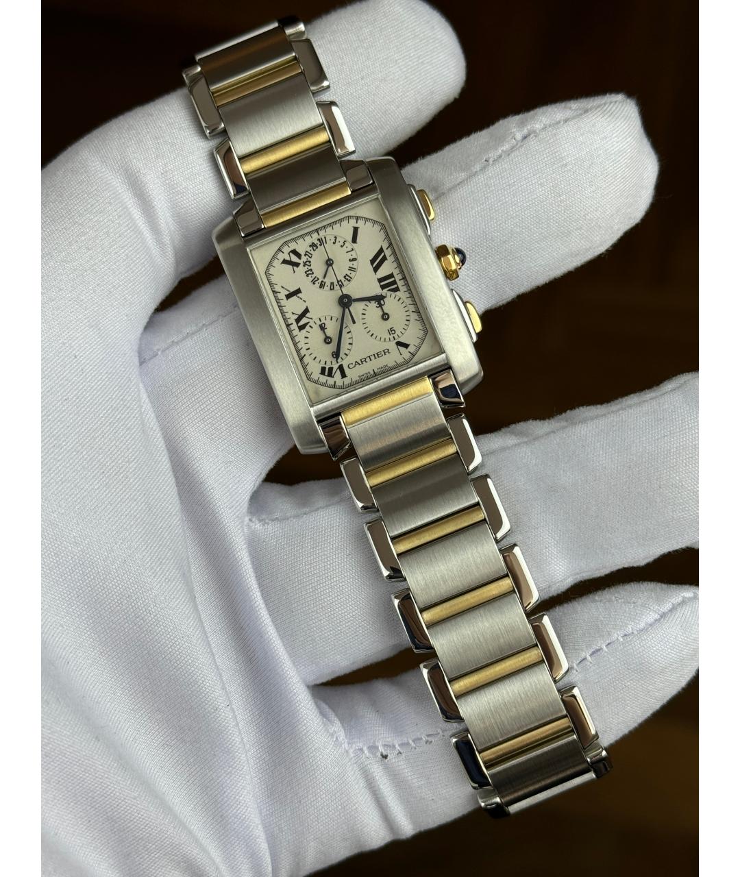 CARTIER Белые часы, фото 2