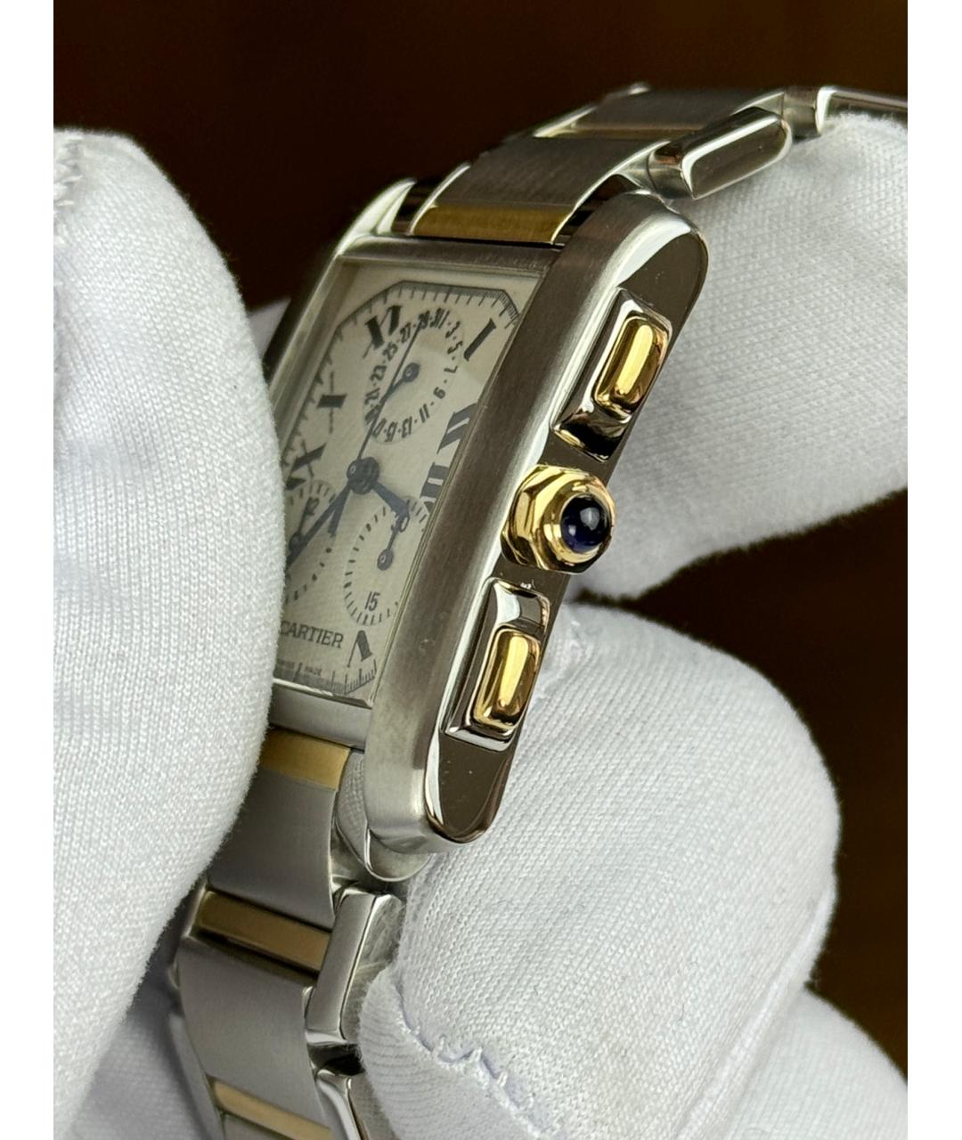 CARTIER Белые часы, фото 4