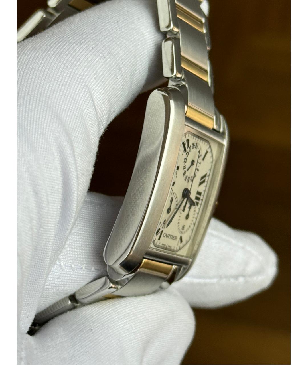 CARTIER Белые часы, фото 5
