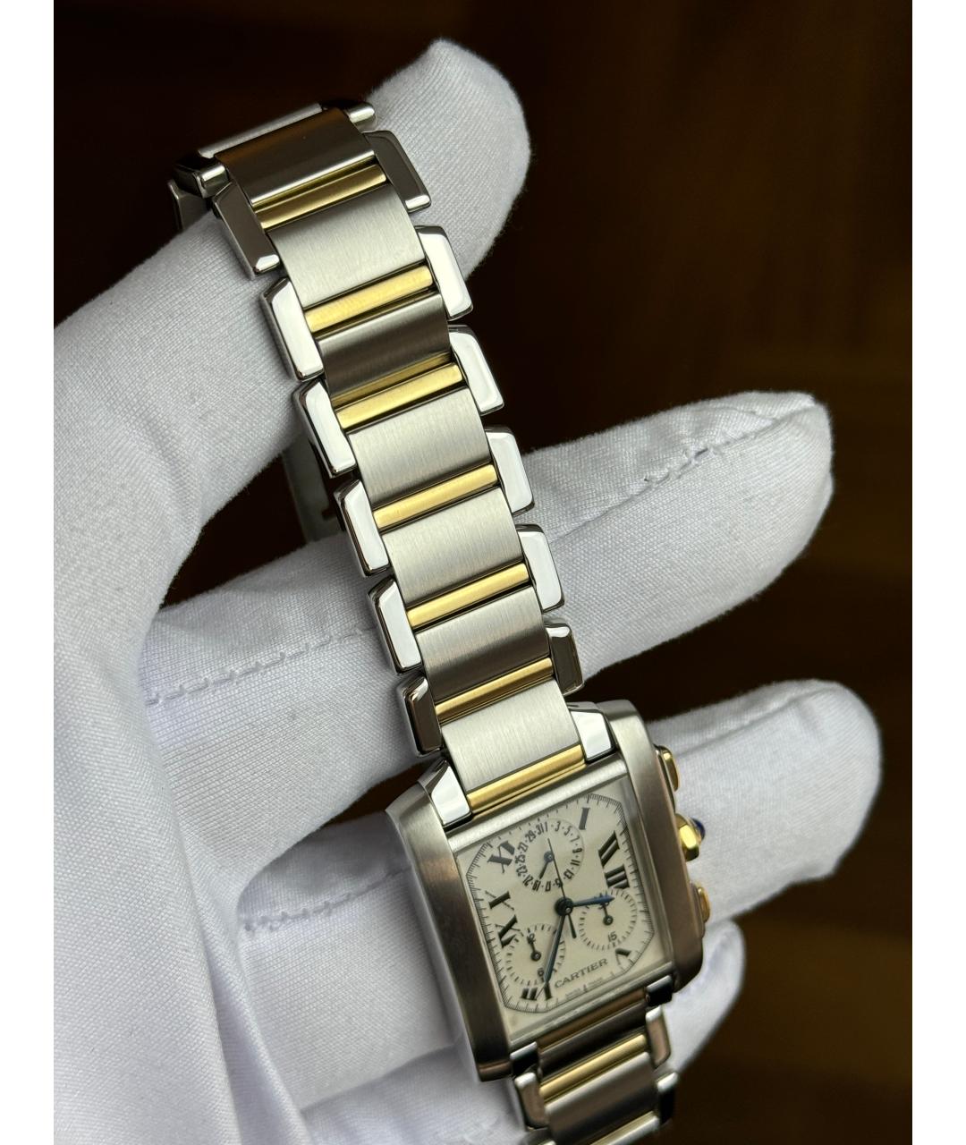 CARTIER Белые часы, фото 6
