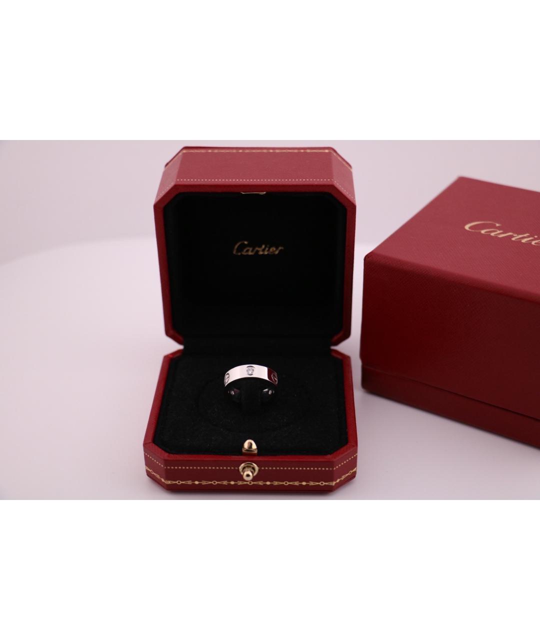 CARTIER Серебряное кольцо из белого золота, фото 2