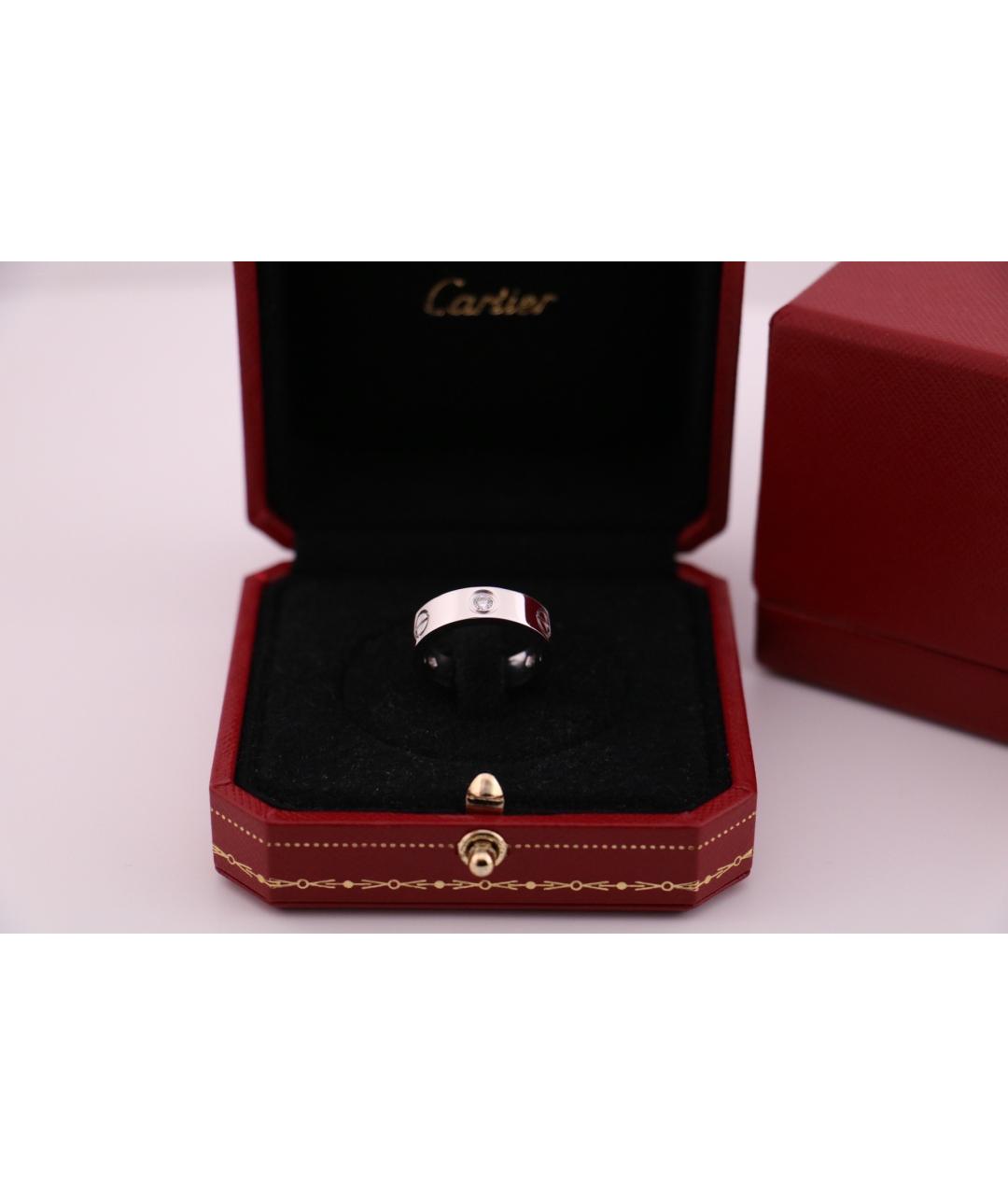 CARTIER Серебряное кольцо из белого золота, фото 3