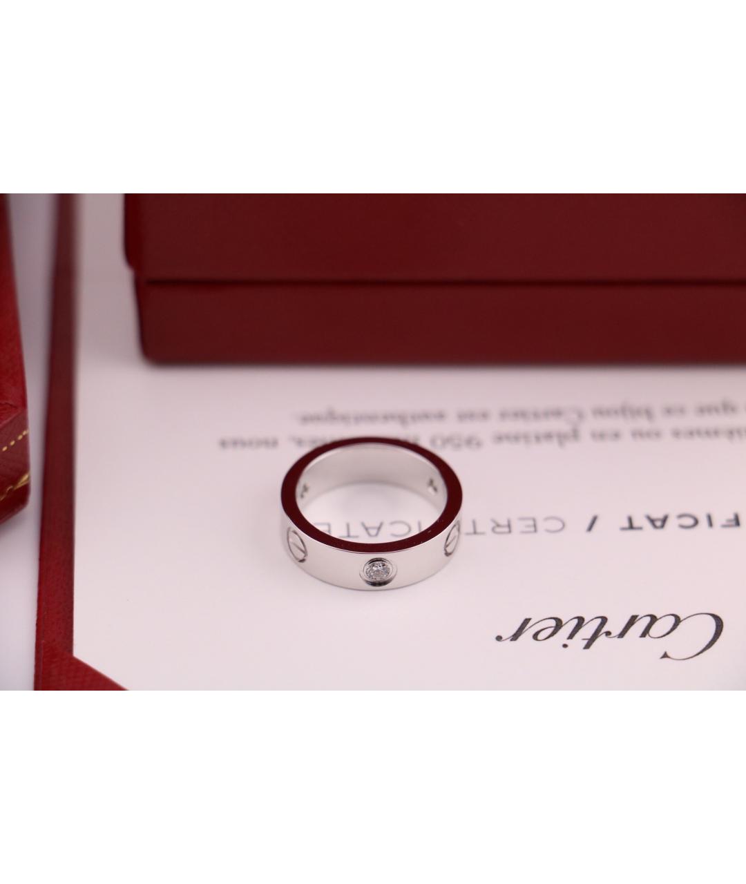 CARTIER Серебряное кольцо из белого золота, фото 1