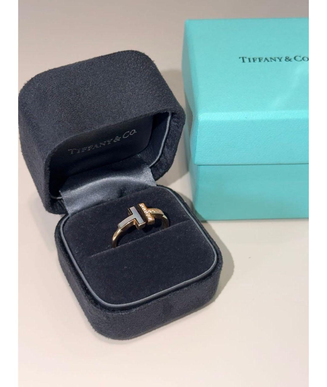 TIFFANY&CO Белое кольцо из желтого золота, фото 2