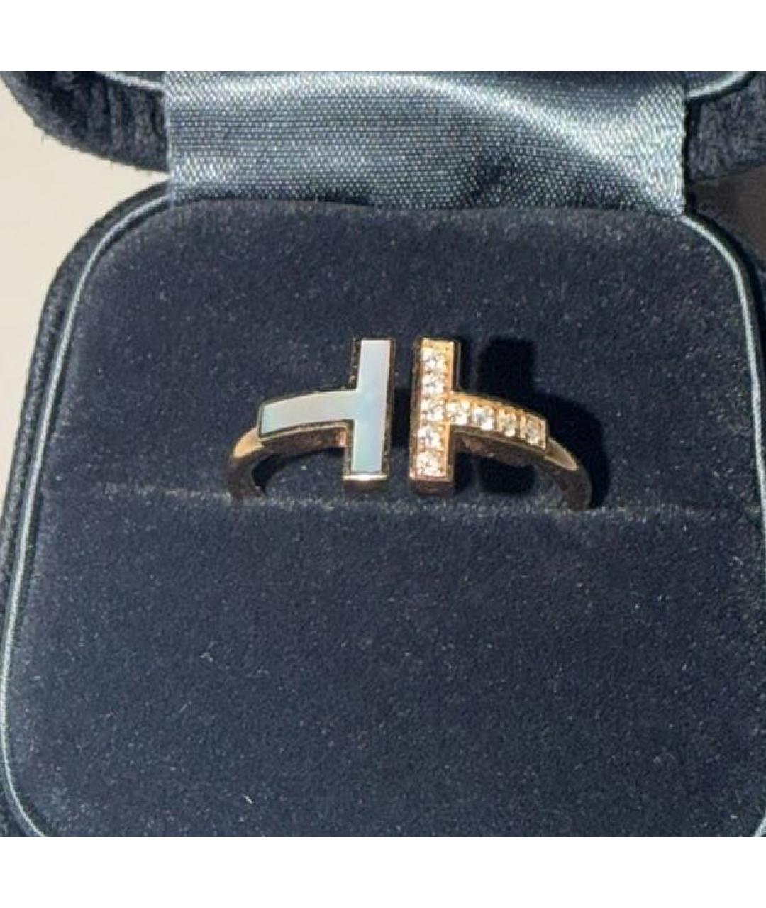 TIFFANY&CO Белое кольцо из желтого золота, фото 4