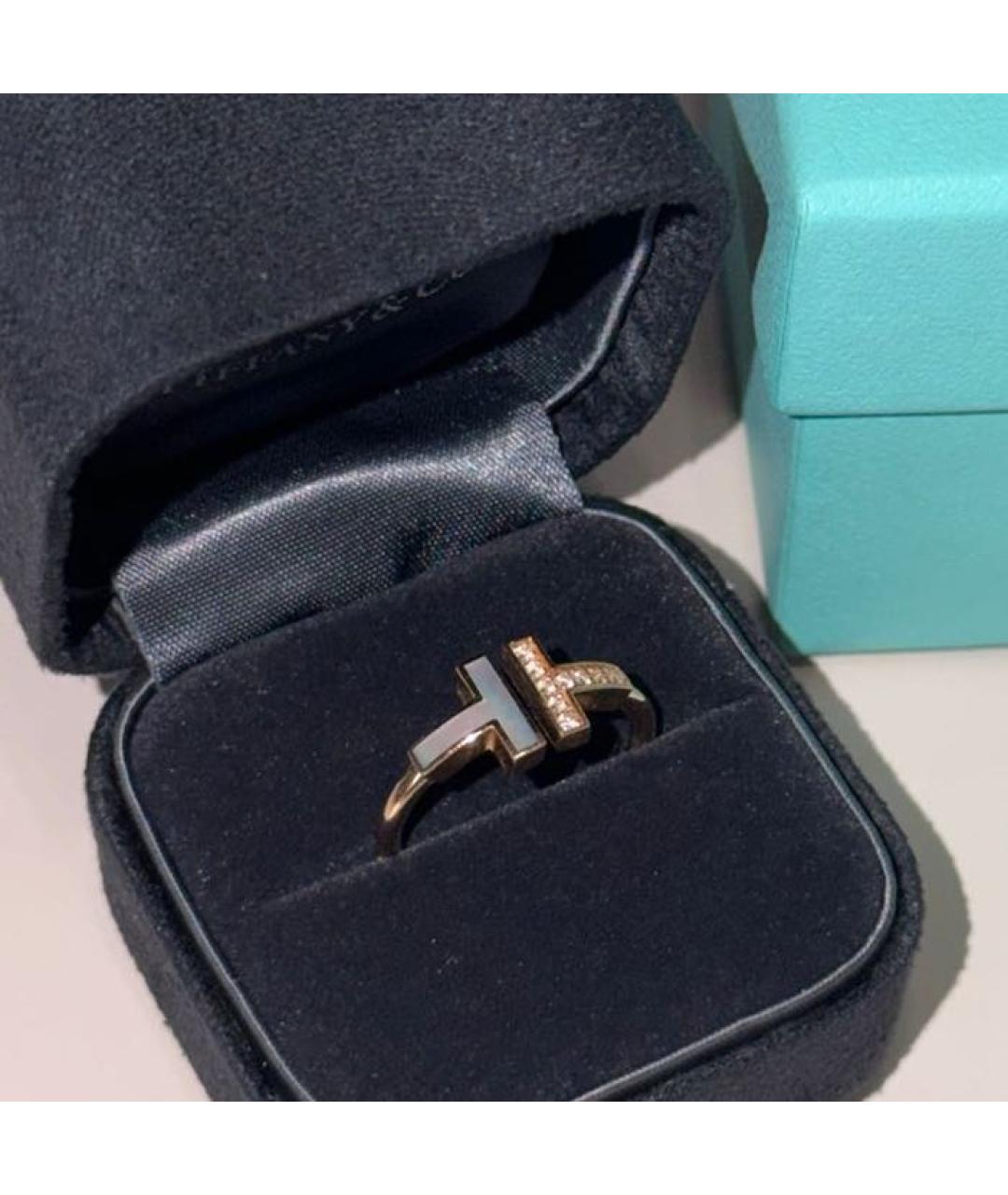 TIFFANY&CO Белое кольцо из желтого золота, фото 3