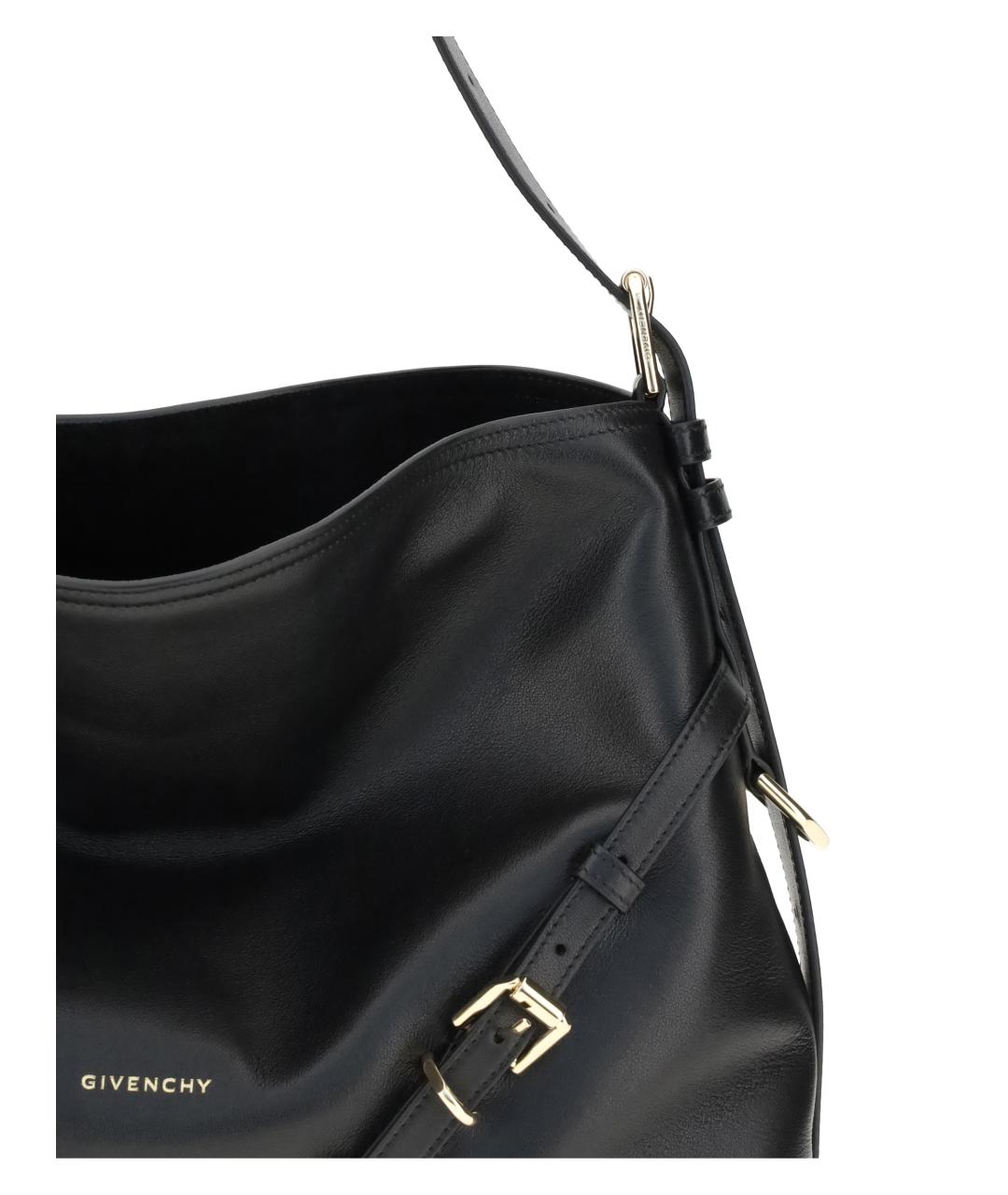 GIVENCHY Черная кожаная сумка через плечо, фото 4