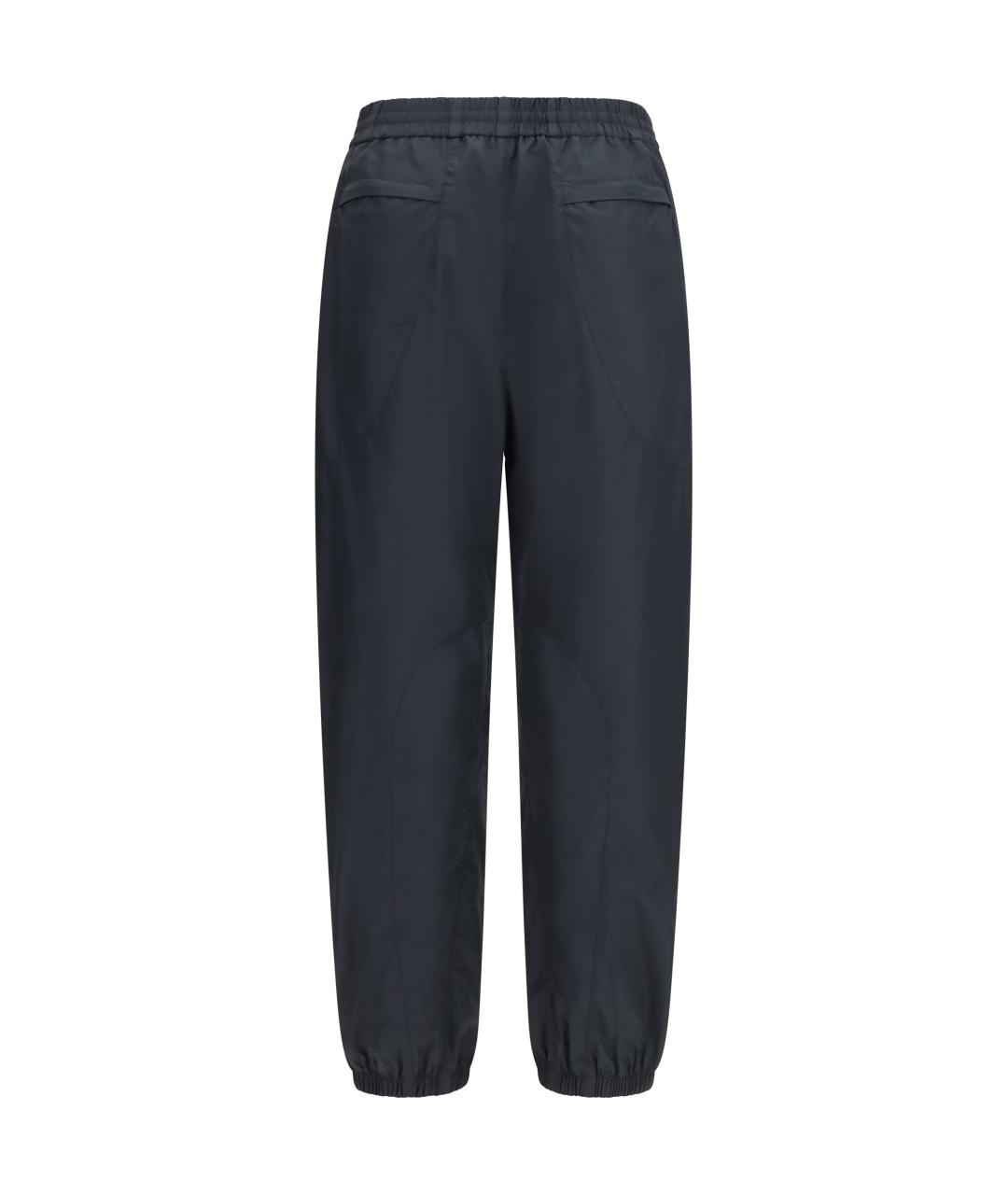 GIVENCHY Черные полиэстеровые повседневные брюки, фото 2