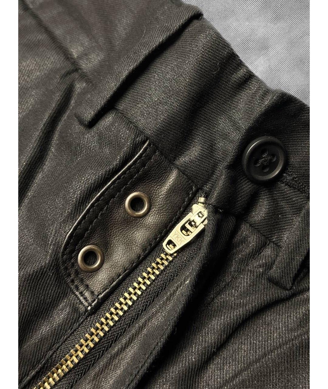 DIESEL BLACK GOLD Черные хлопковые джинсы скинни, фото 6