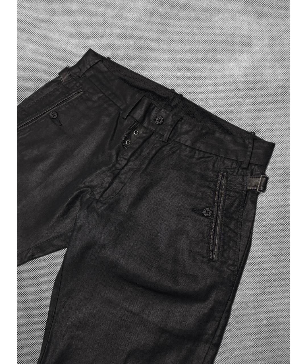 DIESEL BLACK GOLD Черные хлопковые джинсы скинни, фото 4