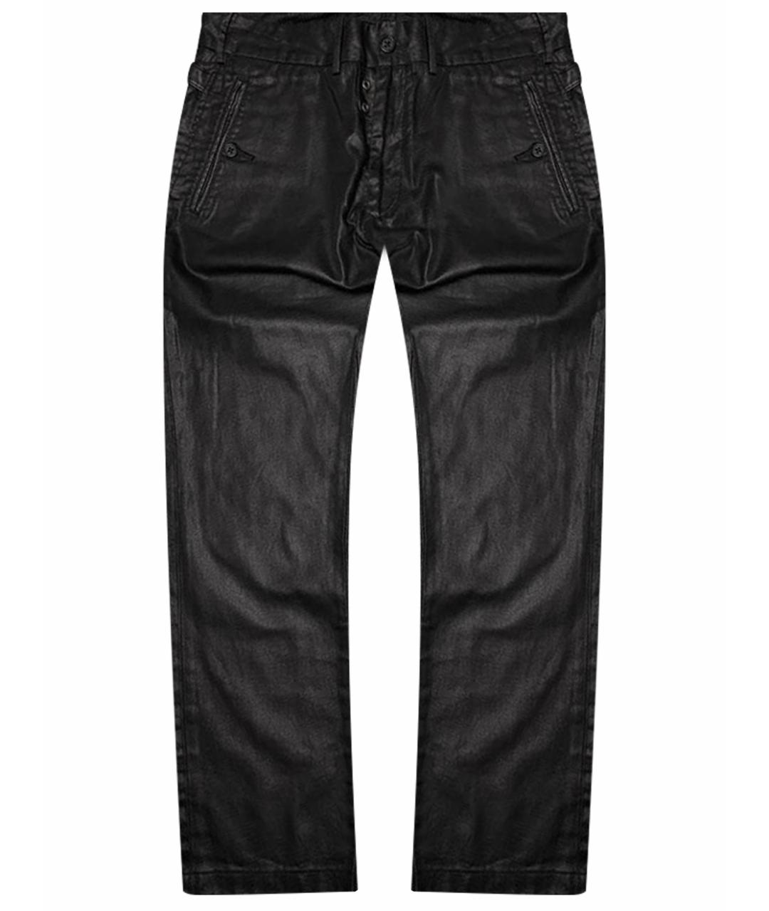 DIESEL BLACK GOLD Черные хлопковые джинсы скинни, фото 1