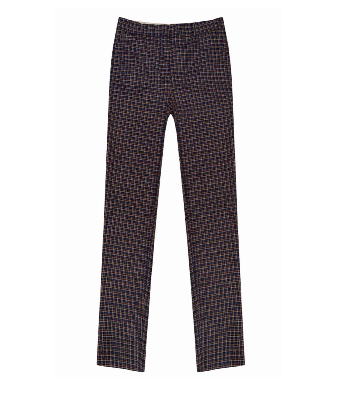 MAX MARA STUDIO Мульти хлопковые прямые брюки, фото 1