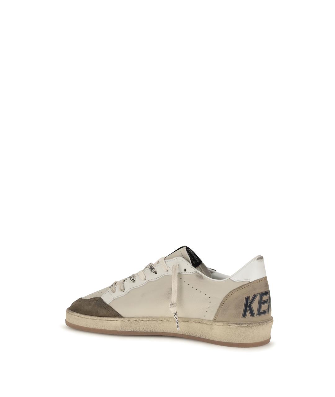 GOLDEN GOOSE DELUXE BRAND Серые замшевые низкие кроссовки / кеды, фото 3