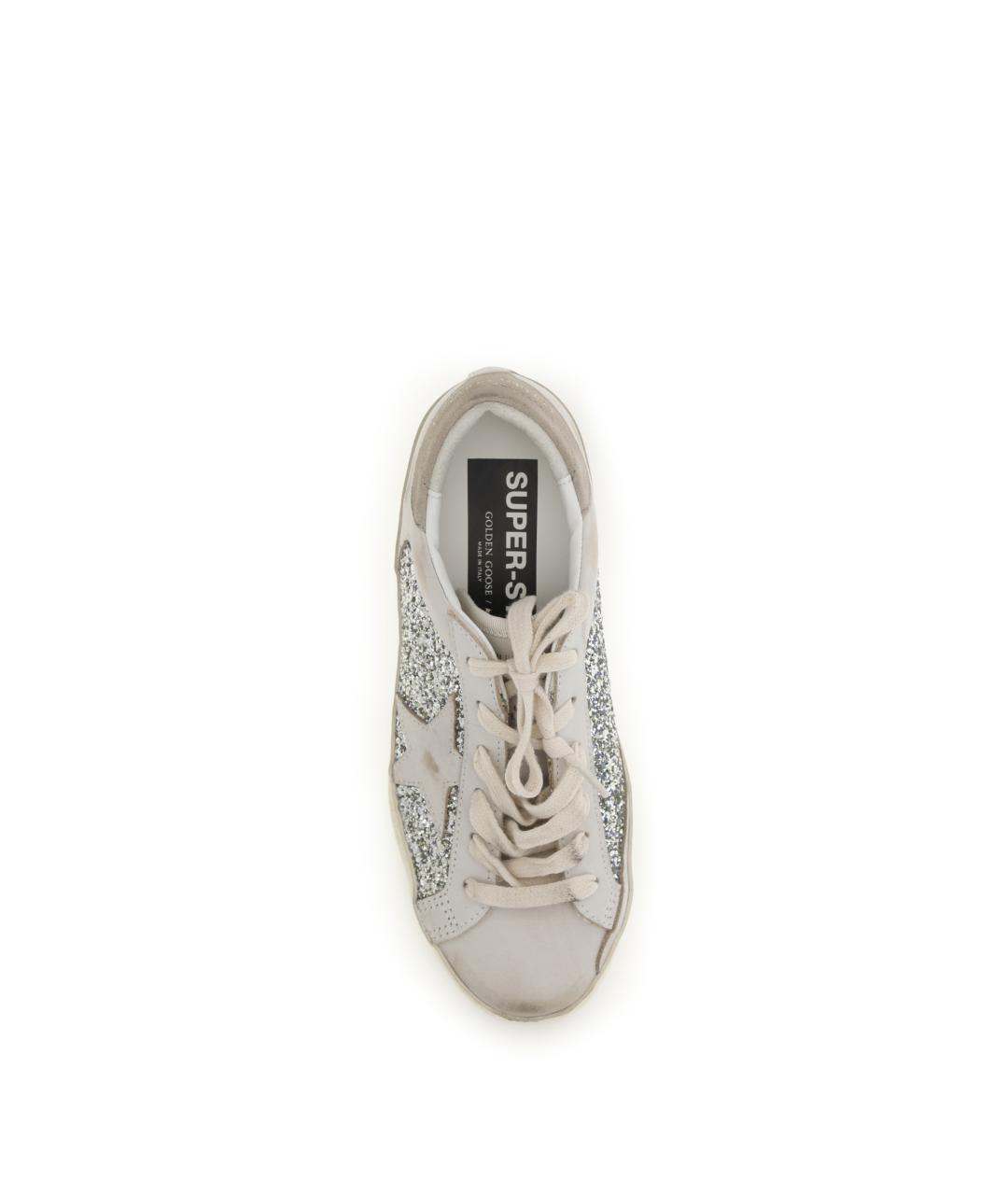 GOLDEN GOOSE DELUXE BRAND Белые кожаные кеды, фото 4