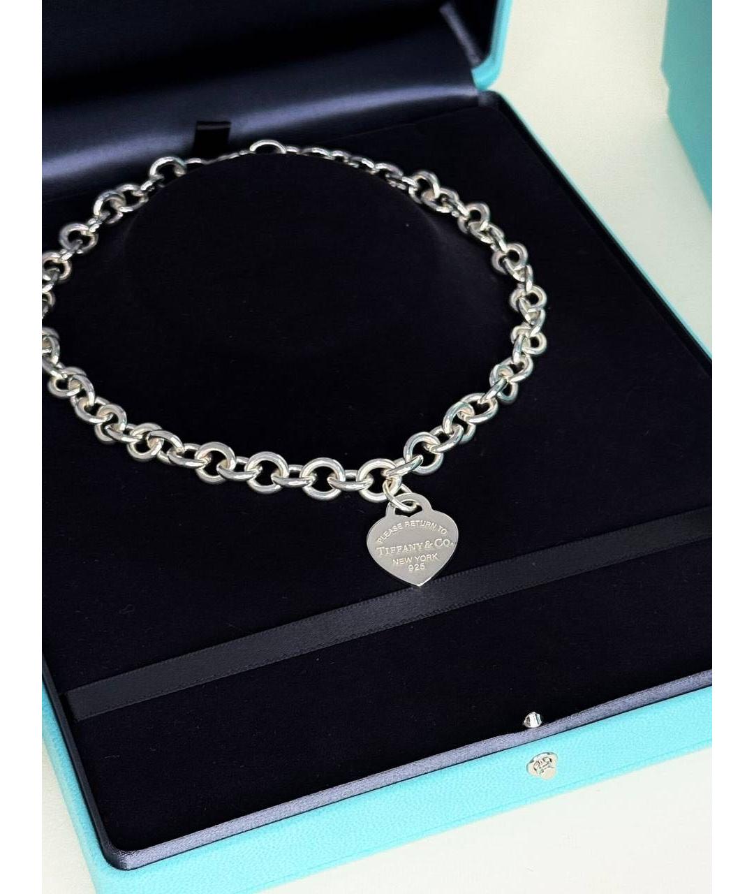 TIFFANY&CO Серебряное серебряное колье, фото 3