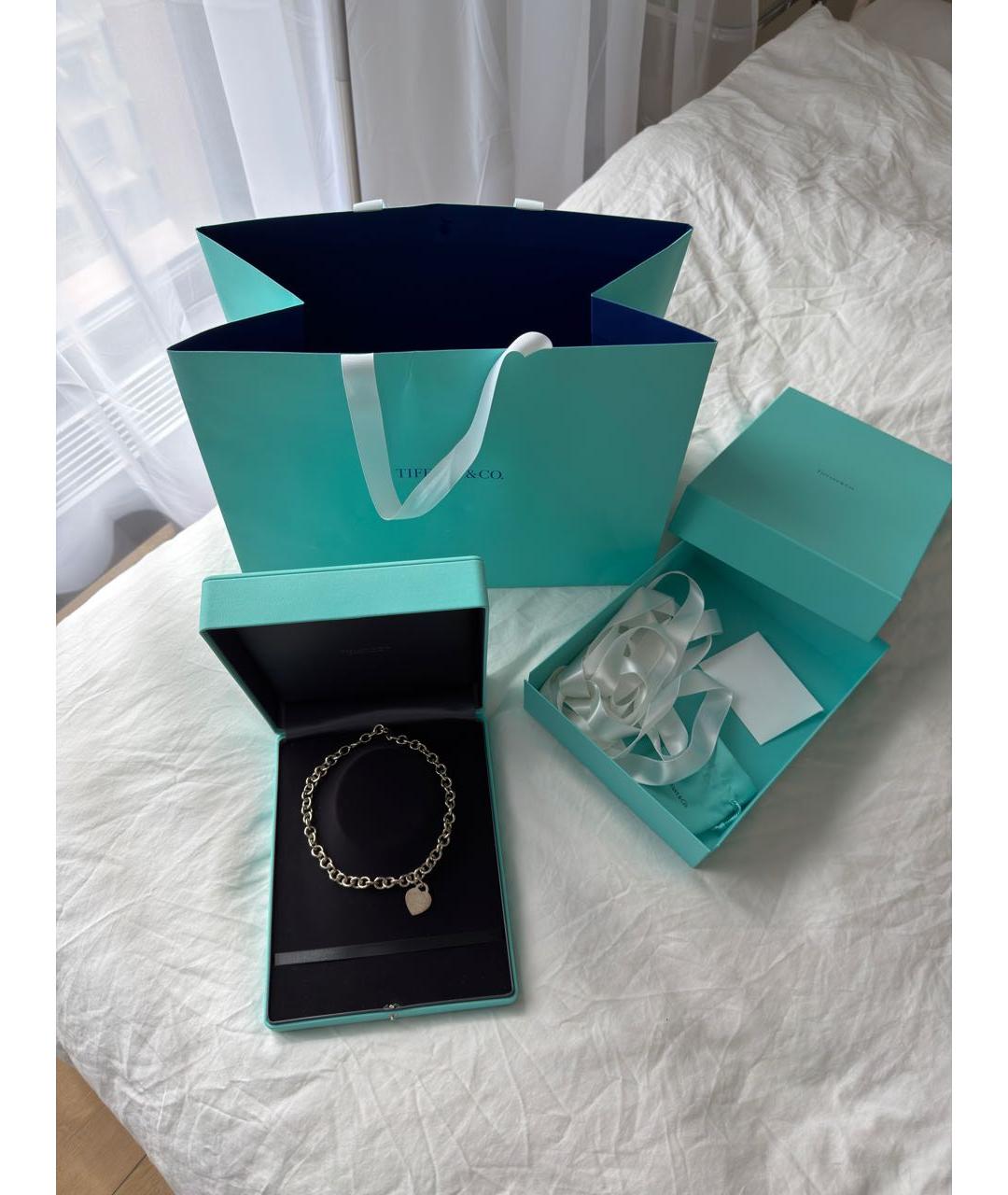 TIFFANY&CO Серебряное серебряное колье, фото 4