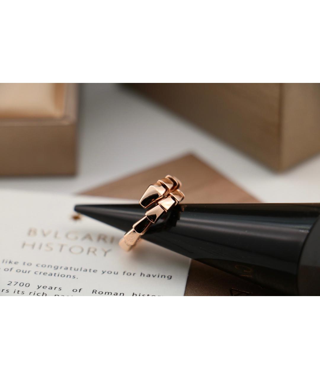 BVLGARI Золотое кольцо из розового золота, фото 5