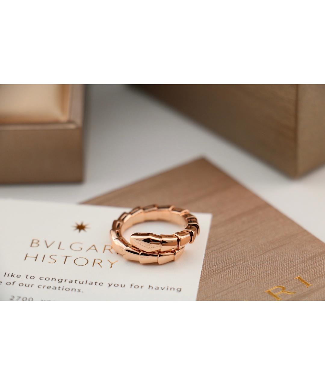 BVLGARI Золотое кольцо из розового золота, фото 4