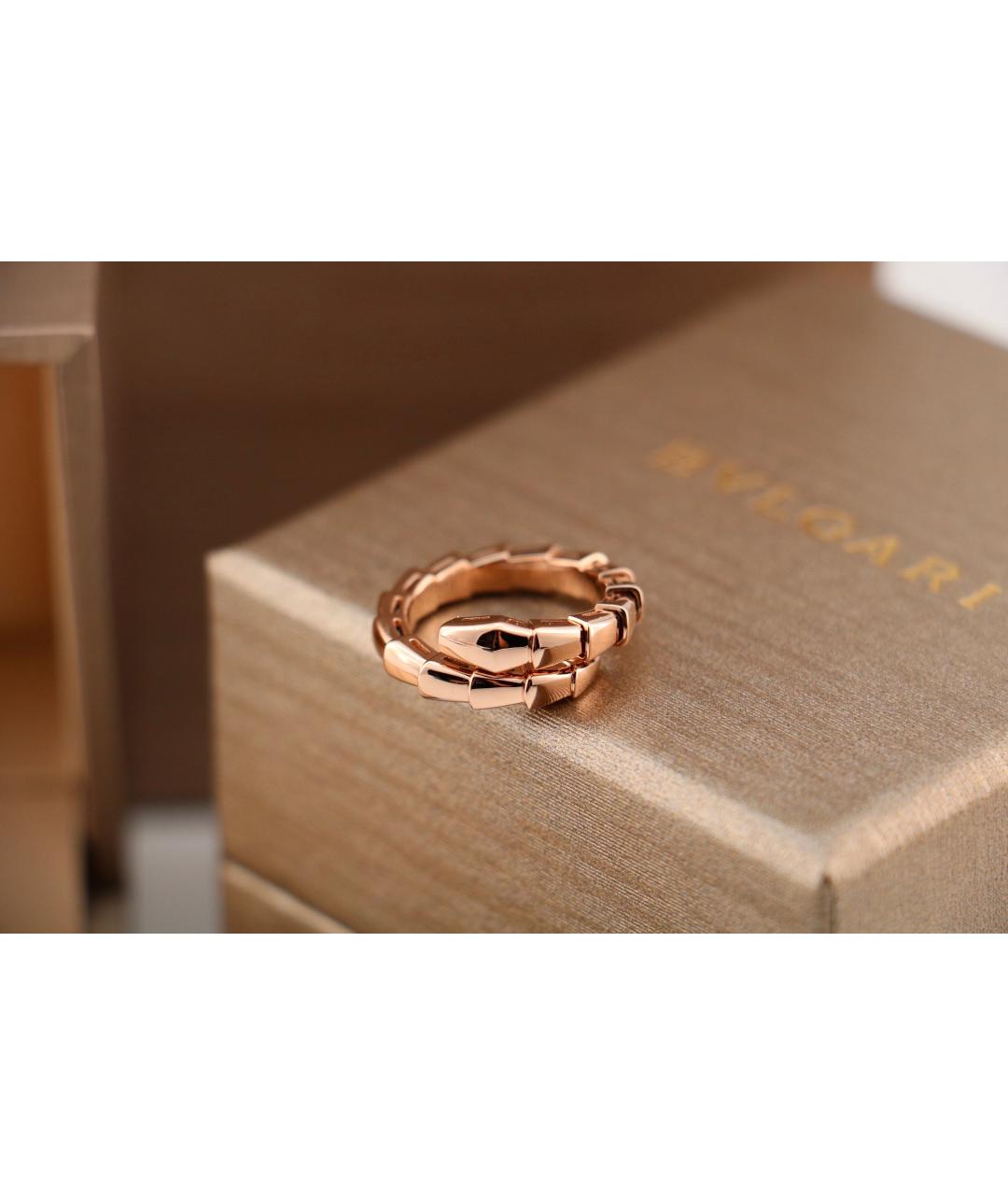 BVLGARI Золотое кольцо из розового золота, фото 3