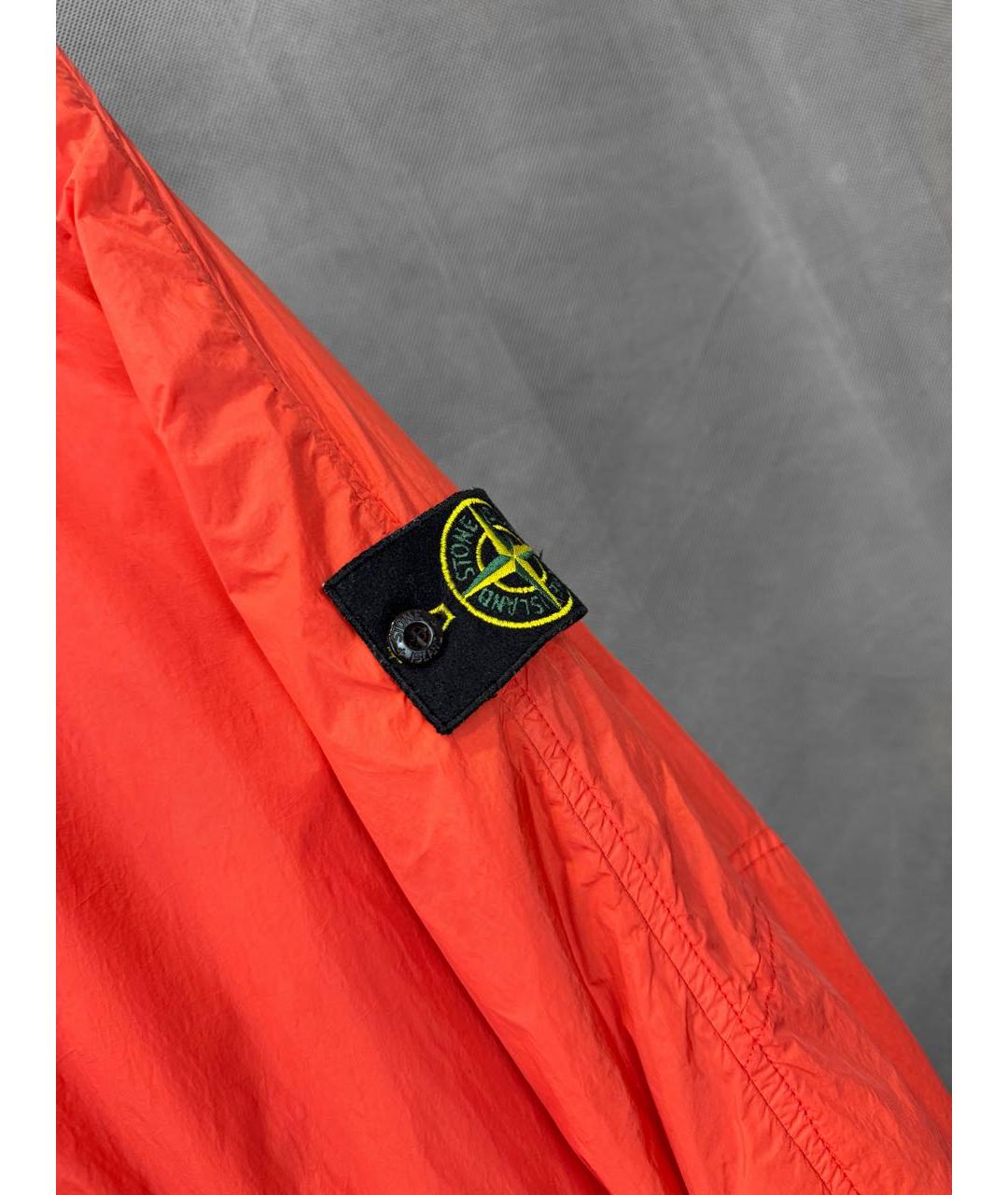 STONE ISLAND Красная полиамидовая куртка, фото 4