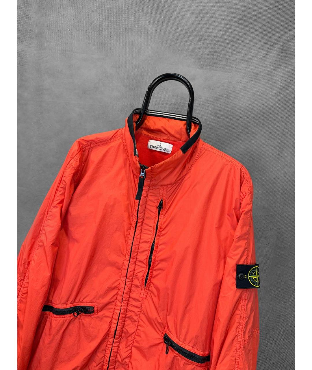 STONE ISLAND Красная полиамидовая куртка, фото 6