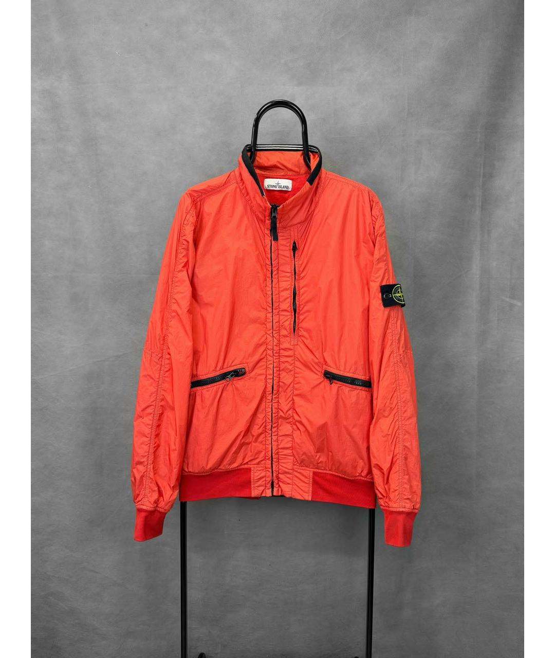 STONE ISLAND Красная полиамидовая куртка, фото 9