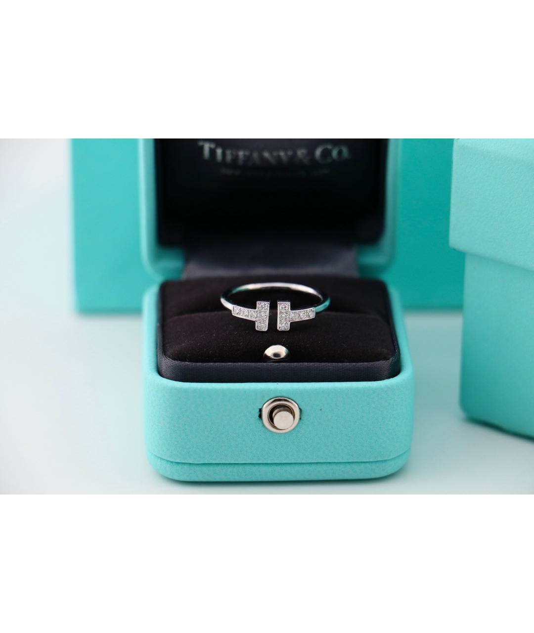 TIFFANY&CO Серебряное кольцо из белого золота, фото 2