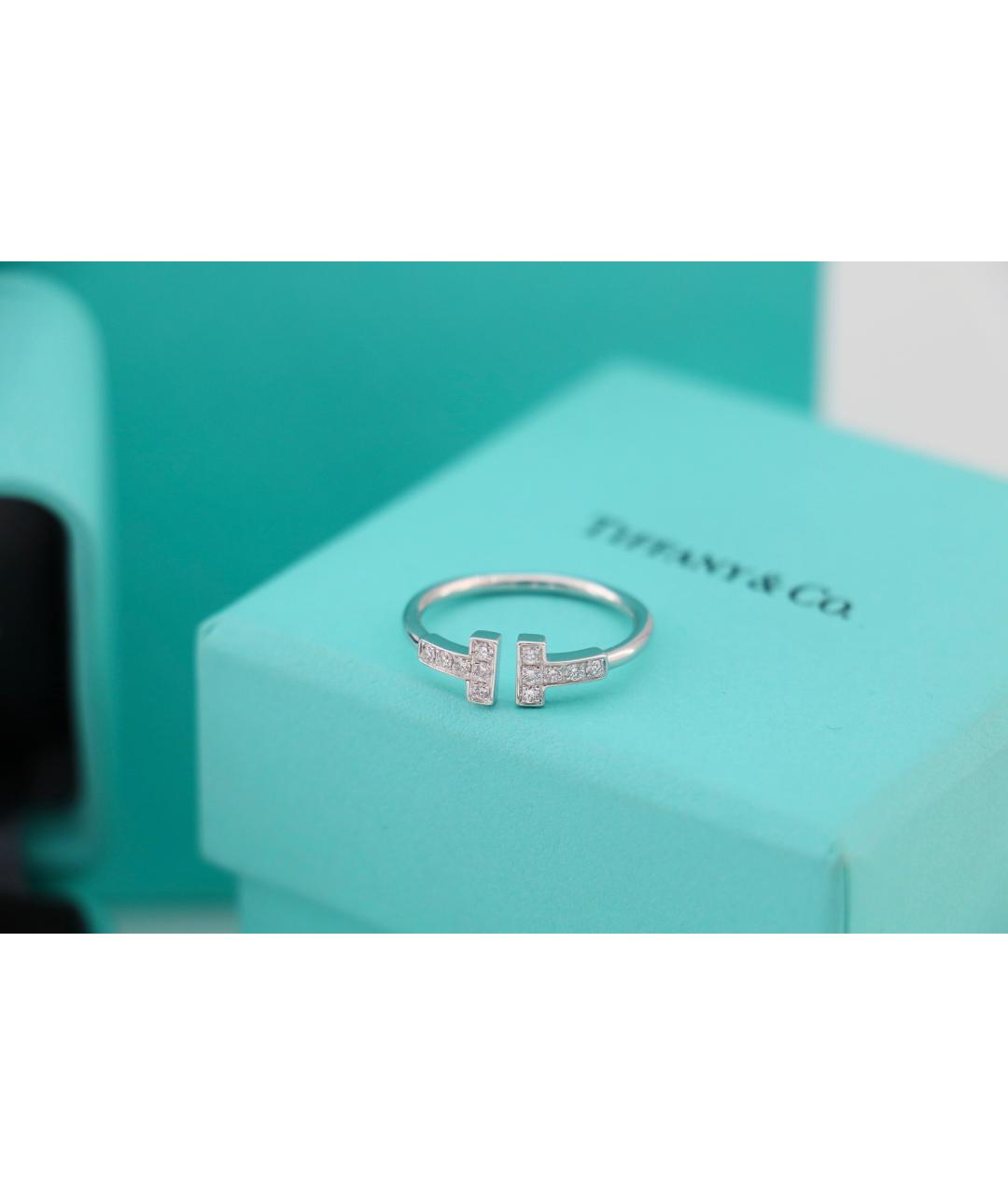 TIFFANY&CO Серебряное кольцо из белого золота, фото 3